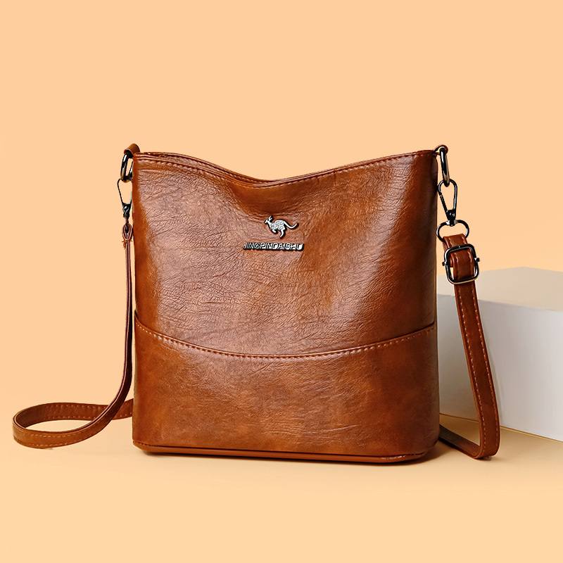 Borsa a spalla donna a scomparti borsa bucket minimalista_voghion.com