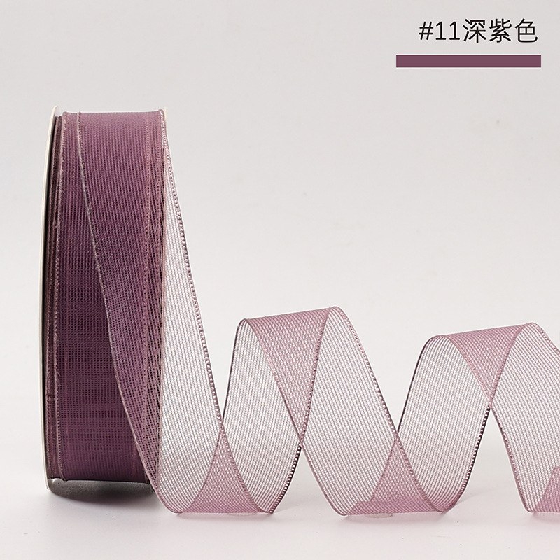 Huaxi viento claro cinta de gazo envasado de flores cinta hecha a mano DIY regalo cinta de gazo florista cinta floral