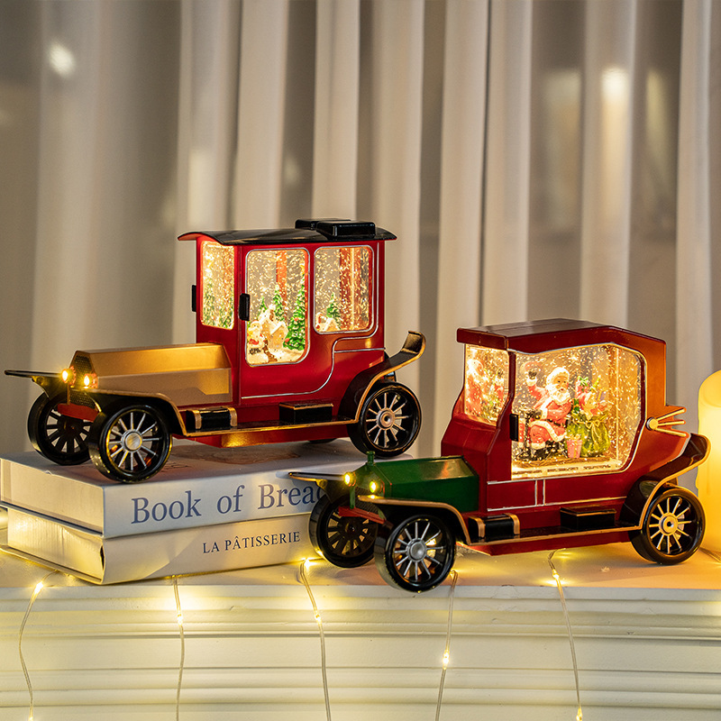 クリスマス装飾電気音楽雪ライトクリスマスギフト誕生日ギフトおもちゃシーン雰囲気装飾品|undefined