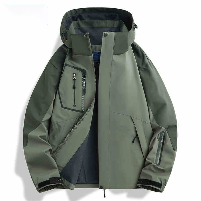 Camello HJCAMEL traje de asalto chaqueta hombre primavera nuevo impermeable a prueba de viento ropa de montaña chaqueta de moda de montar