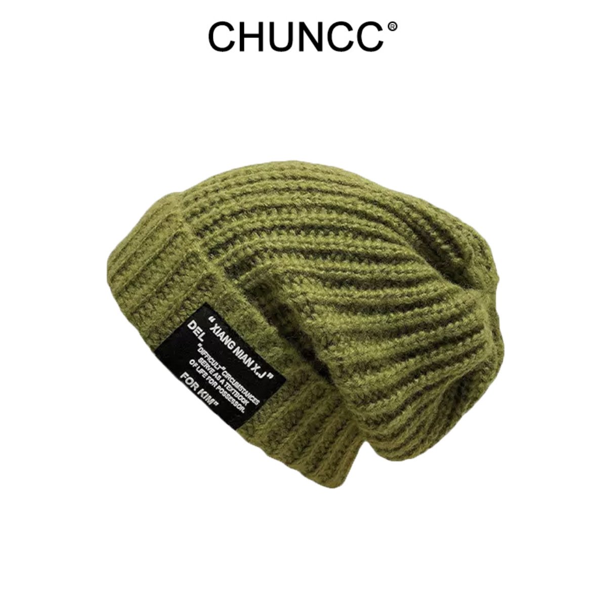 帽子の男性の冬の大きい頭の周りのニットの帽子の男性の保温の毛糸の帽子の潮の冬の山の帽子の男性の冷たい帽子の綿の帽子