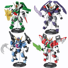 蜂搭95602战骑联盟积木2变形组装机器人机甲模型男孩拼装金刚玩具