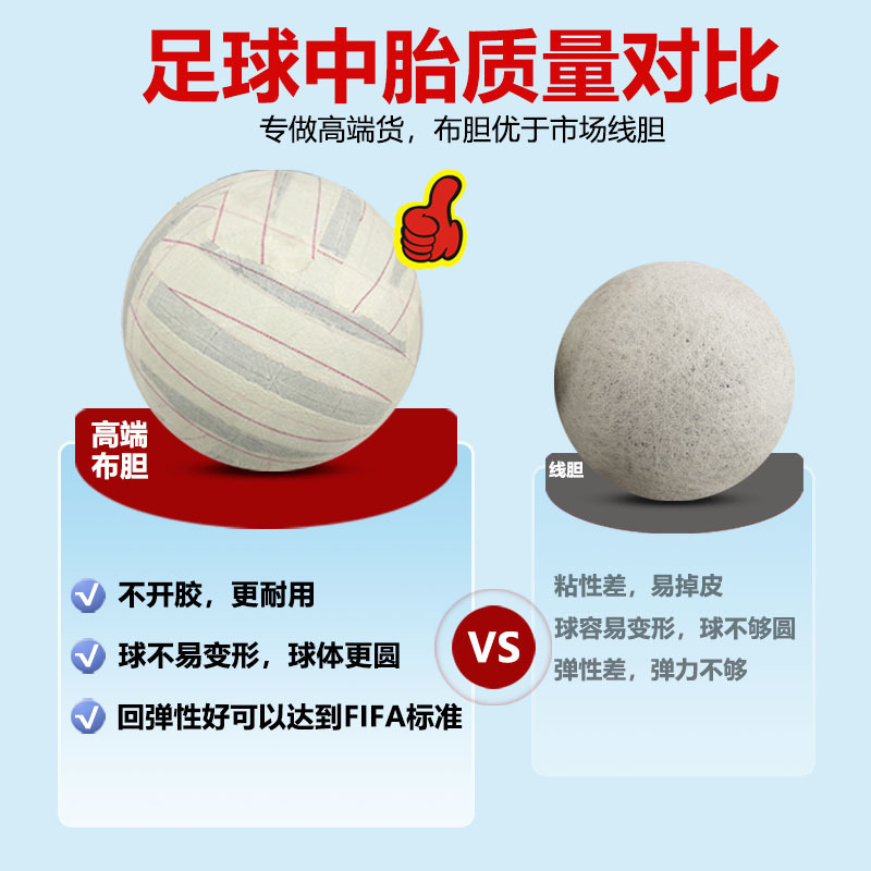 Balón de Fútbol Número 5 de Cuero PU Antideslizante para Entrenamiento y Competencia Universitaria, Club World Cup, Comercio Exterior