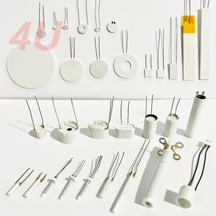Manufacturer's Ready-Made Mch Ceramic Heating Element, High-Temperature Alumina Ceramic Heating Element, Supports Customization and Provides Samples