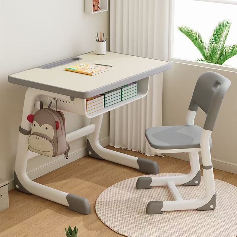 Adjustable Height Desk and Chair Set for Homework, Home Use, Children's Study Desk, Computer Desk, Writing Desk, Writing Chair, Children's Study Table