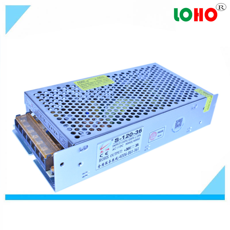 36V3A开关电源 36V开关电源 36V100W直流电源 36V工控设备电源
