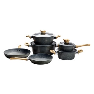 Maifan Stone Wok Мраморная антипригарная сковорода Сковорода для молока Горшок для супа Бытовая посуда Костюм индукционная плита Универсальный горшок