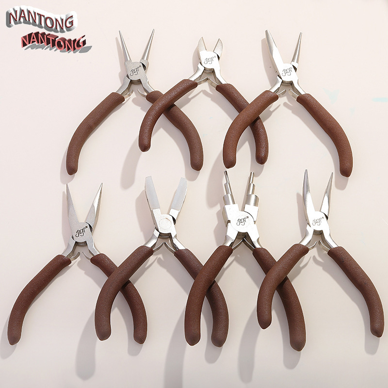 Japan imported carbon steel high-end jewelry pliers multi-function mini jewelry diy hand winding jewelry tool pliers Japan imported carbon steel high-end jewelry pliers multi-function mini jewelry diy hand winding jewelry tool pliers