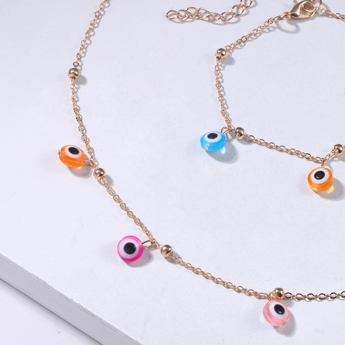 Nouveau Style Bohème Chaîne À La Main Perles De Bonbons Pendentif Alliage Collier En Gros display picture 4
