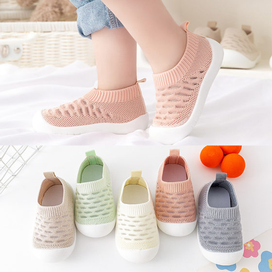 Baby Toddler Shoes Soft Sole Fly-woven Mesh Breathable Baby Shoes Summer Sandals Non-slip 6 Months -3 Years Old Children's Shoes