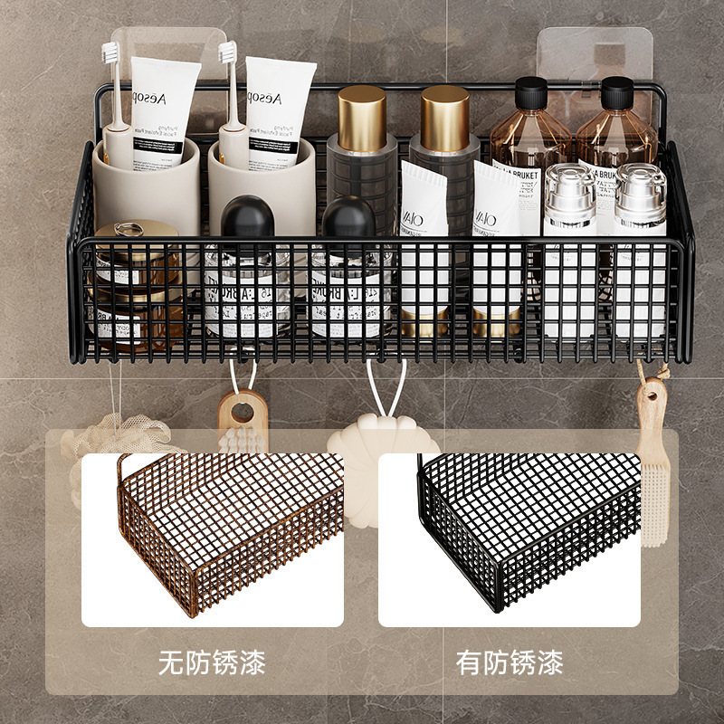 供应卫生间置物架免打孔厕所浴室收纳架洗手间洗漱台壁挂架子|undefined