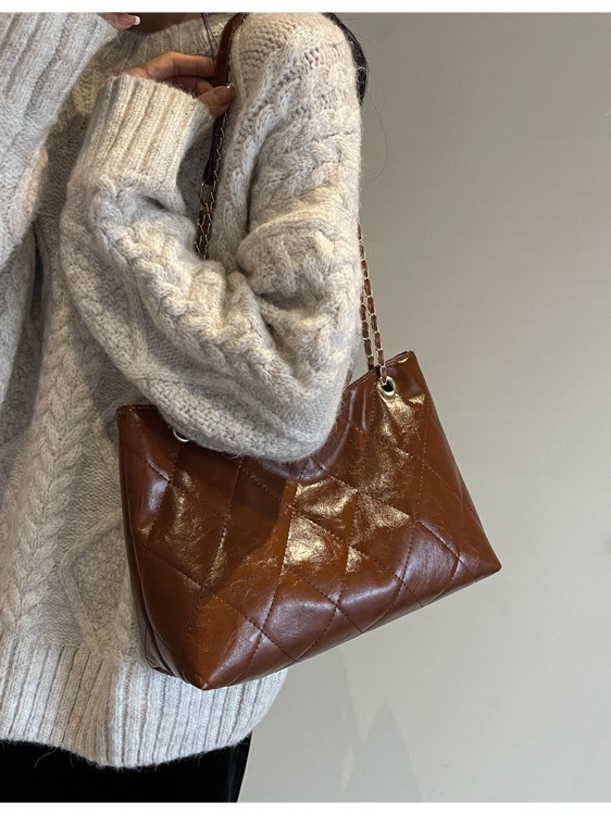 バッグ女2023小衆大容量トート腋の下バッグ秋冬シングルショルダー通勤バッグ高級感放浪バッグ|undefined