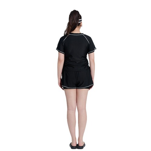 Ladies' Separate Plus Size Fat Sister Conservative Slimming Belly Covering Beach Hot Spring Vacation Swimwear