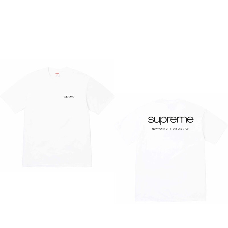 SUP潮牌SS25  Short-sleeved T-shirt 美潮街潮短袖T恤|undefined