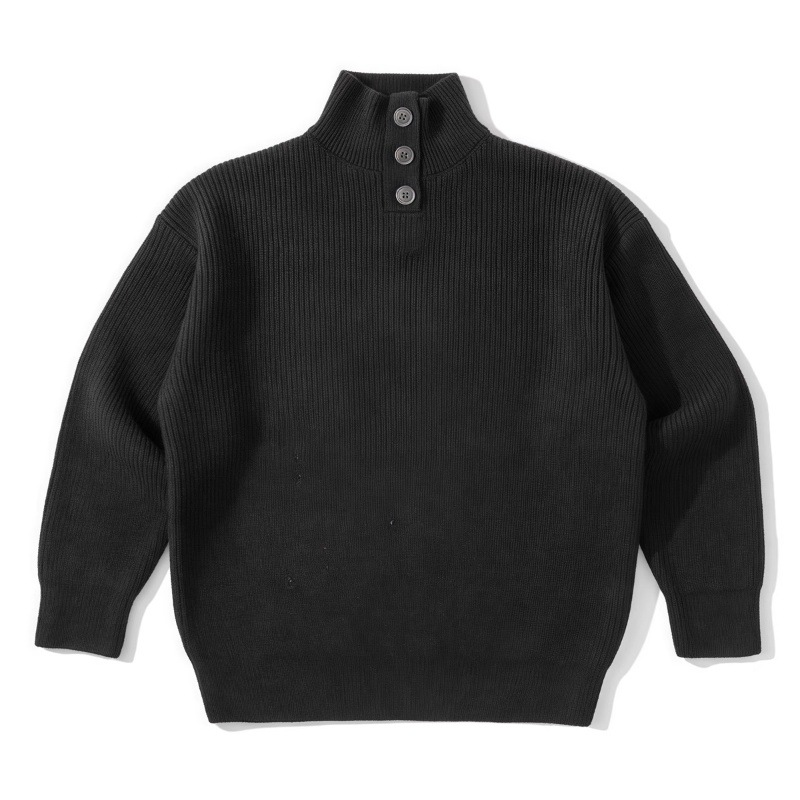 Comercio exterior de moda europea y americana camiseta roja de cuello medio alto para hombres moda simple perezosa versátil nuevo estilo