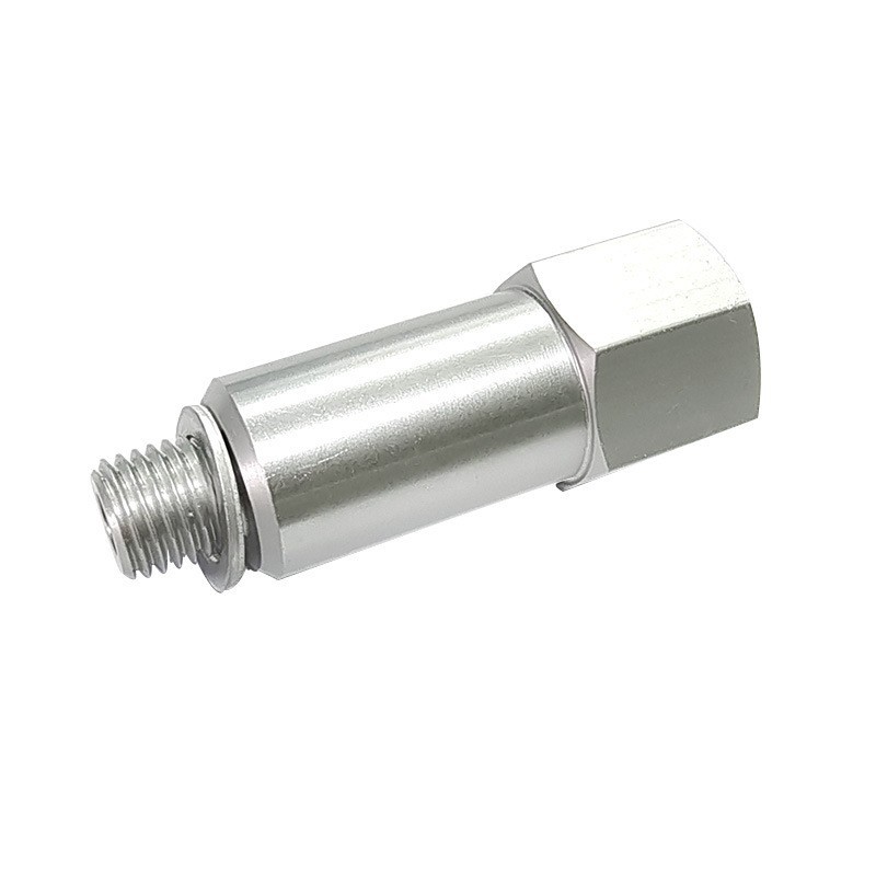 Fabricante de piezas de modificación de automóviles LS adaptador de temperatura de agua de refrigeración junta de extensión aluminio M12X1.5 a 3/8NPT