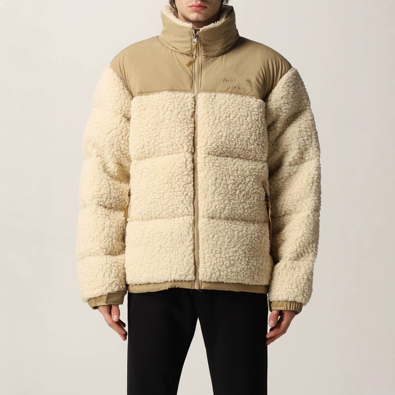Exclusive cross-border supply: North Face TNF embroidered winter men's patchwork lamb fleece stand-up collar thickened warm cotton jacket Exclusive cross-border supply: North Face TNF embroidered winter men's patchwork lamb fleece stand-up collar thickened warm cotton jacket