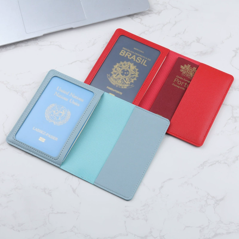 Thin passport case for traveling, handheld passport bag, protective case, simple and elegant design