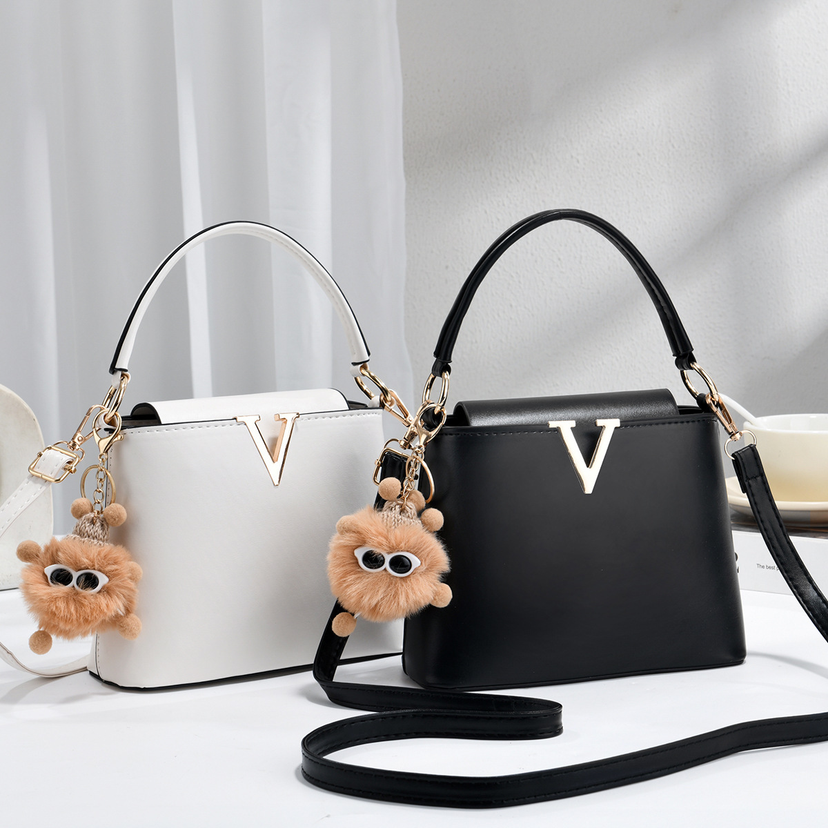2026 nuevo estilo suave aire plegable bolso de mano mujer coreana simple de hombro bolso de fábrica suministro