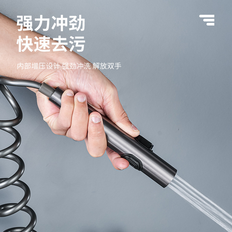 304不锈钢马桶伴侣增压冲洗喷枪套装 妇洗器喷头卫生间阳台水龙头|undefined