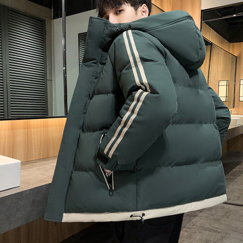 Abrigo acolchado de algodón para hombres de invierno engrosado chaqueta con capucha a prueba de frío chaqueta cálida 2021 nueva ropa casual para hombres al por mayor