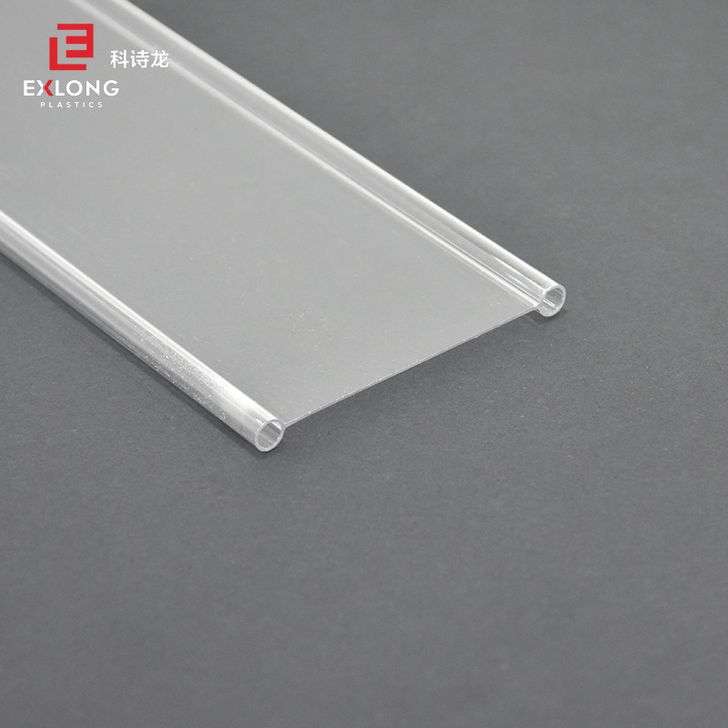 Customized Pc Crystal Door Panels for Folding Doors, Environmentally Friendly Transparent Plastic Slats, Customized Extruded Profiles