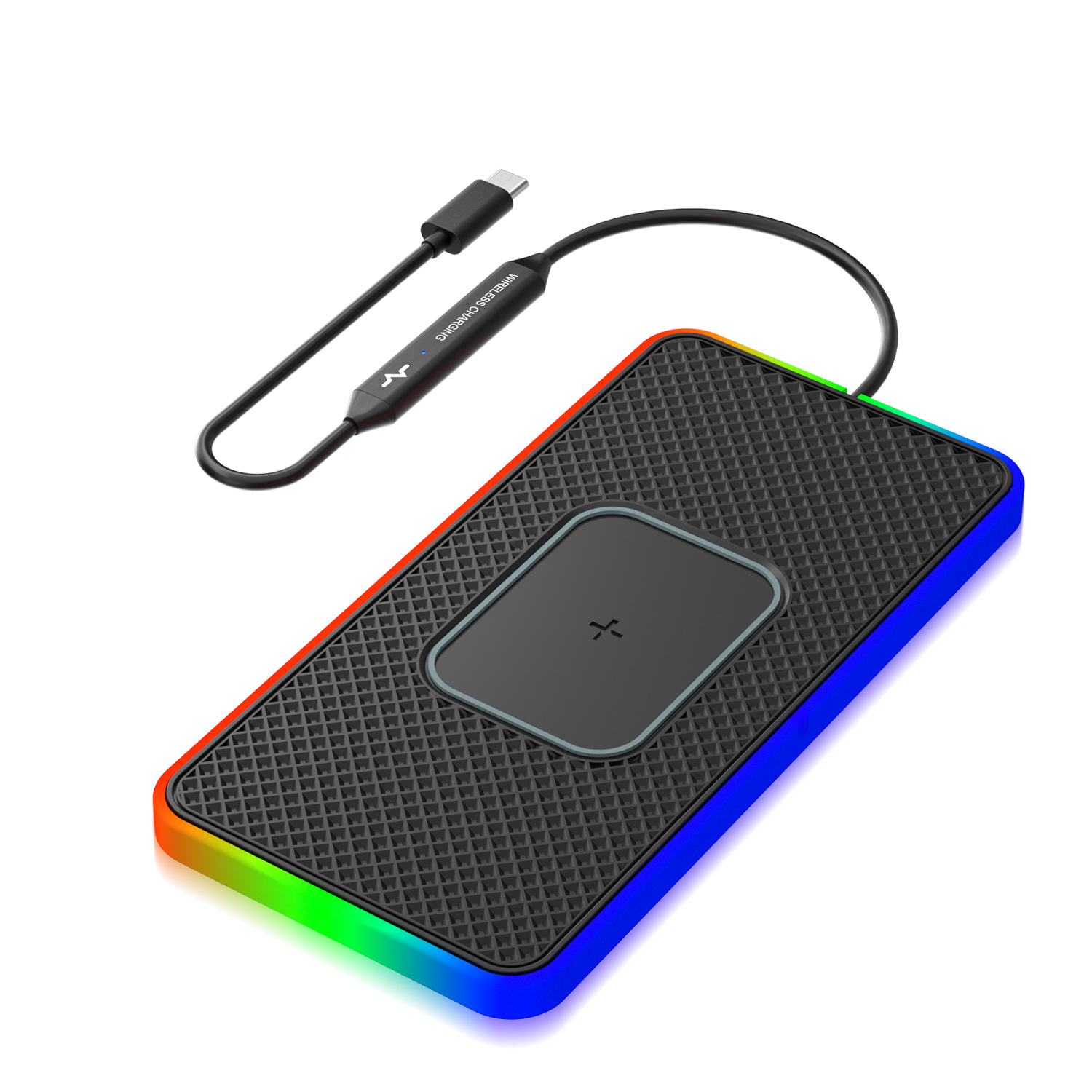 Cargador inalámbrico para teléfono móvil D15Pro con luz ambiental, apto para Mercedes-Benz, BMW, Audi, Honda y Apple. image 8