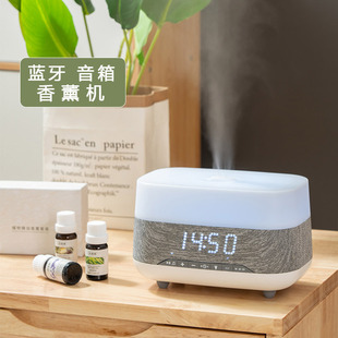 Cross-border new desktop aromatherapy machine multifunctional bluetooth speaker ultrasonic humidifier home colorful light aromatherapy machine