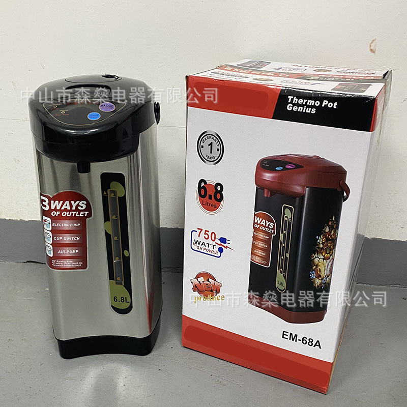 6.8L Electric Kettle大容量电热水壶不锈钢电热水瓶烧水保温壶|undefined