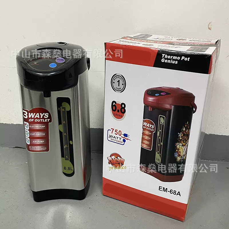 6.8L Electric Kettle大容量电热水壶不锈钢电热水瓶烧水保温壶
