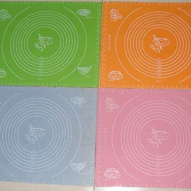 特价大号硅胶垫 耐高温 硅胶案板 揉面垫 50*40CM印刷刻度垫