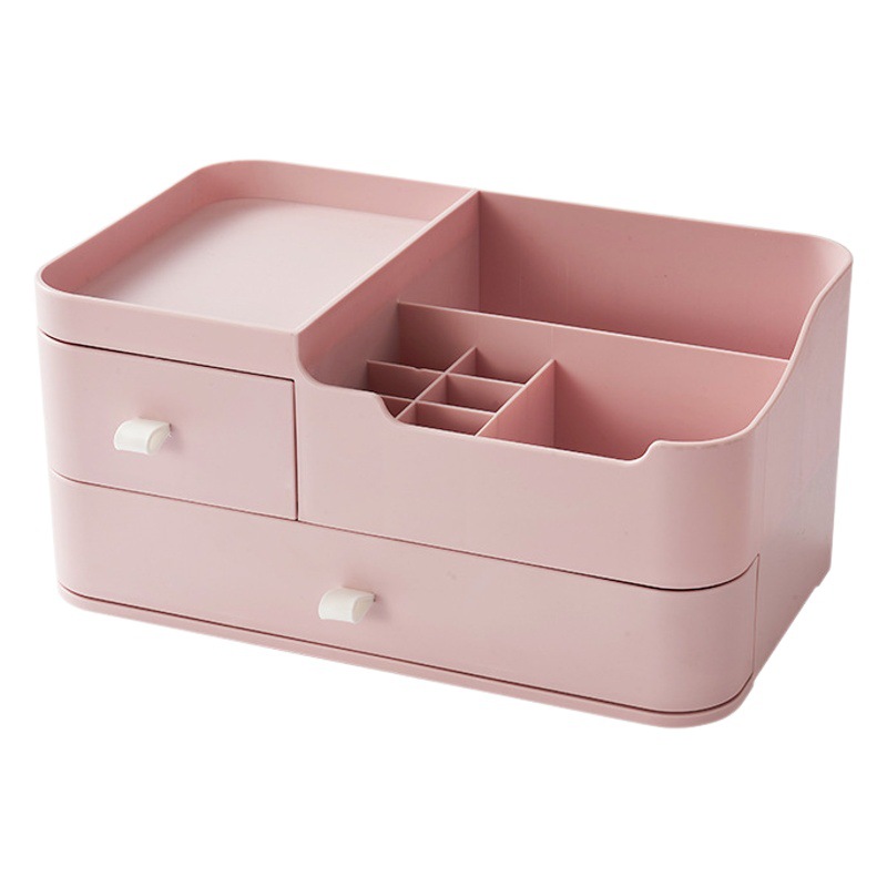 Caja de almacenamiento de escritorio cajón de almacenamiento cosmético estante escritorio papelería estación artefacto tocador almacenamiento