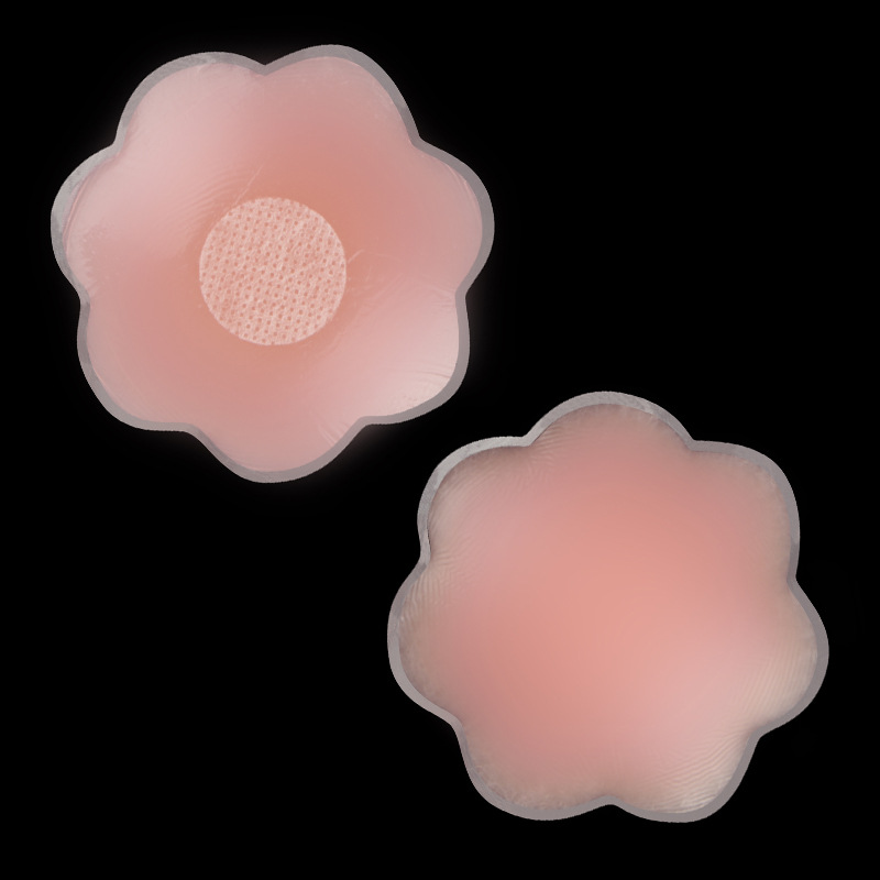 Pegatinas de pecho de silicona anti-Bump invisible elevación pecho pegatinas anti-exposición pegatinas mujeres boda ropa interior de la boda pecho mareos transpirable