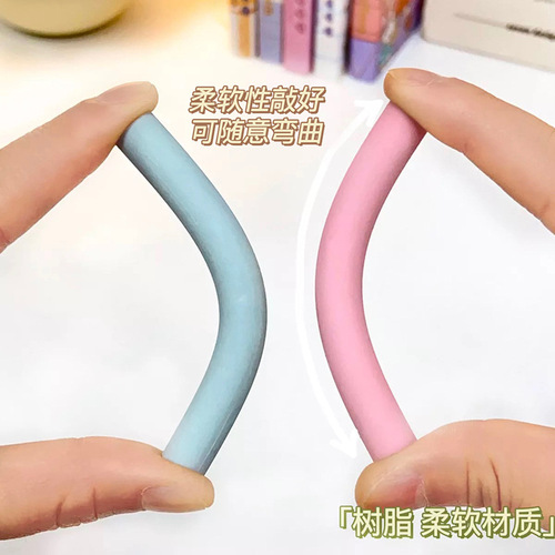 Creative new press eraser cartoon cute leather eraser stationery prize art student special sketch eraser