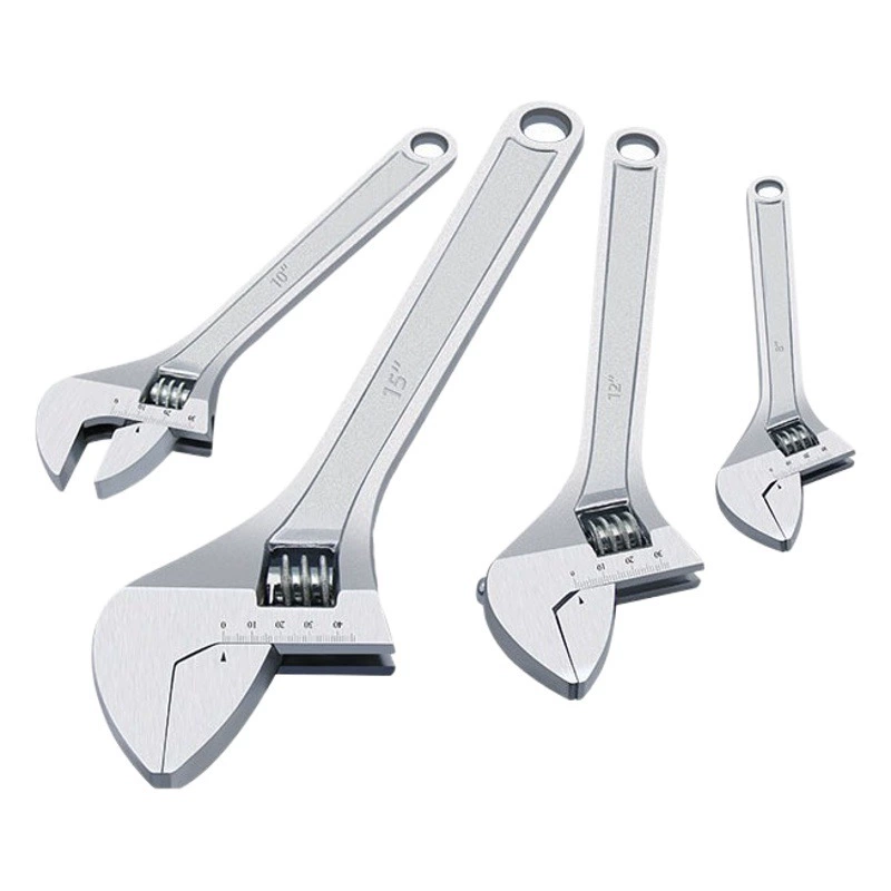 Большой открытый разводной ключ промышленного класса 4-дюймовый 15-дюймовый 24-дюймовый Универсальный разводной ключ оптом в различных размерах и цветах