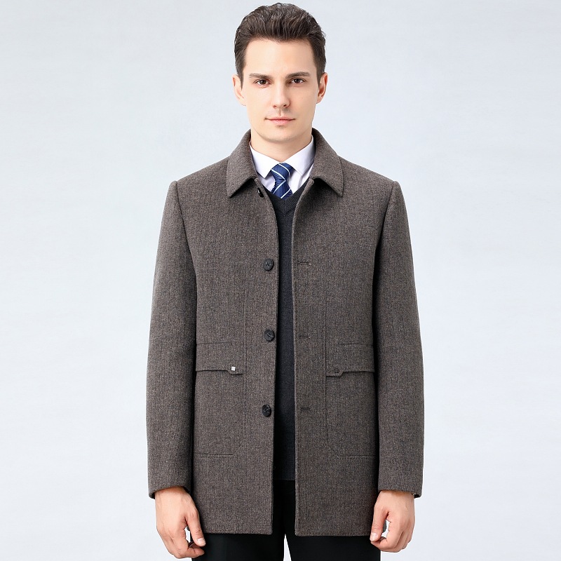 Demi-season woolen liner with down