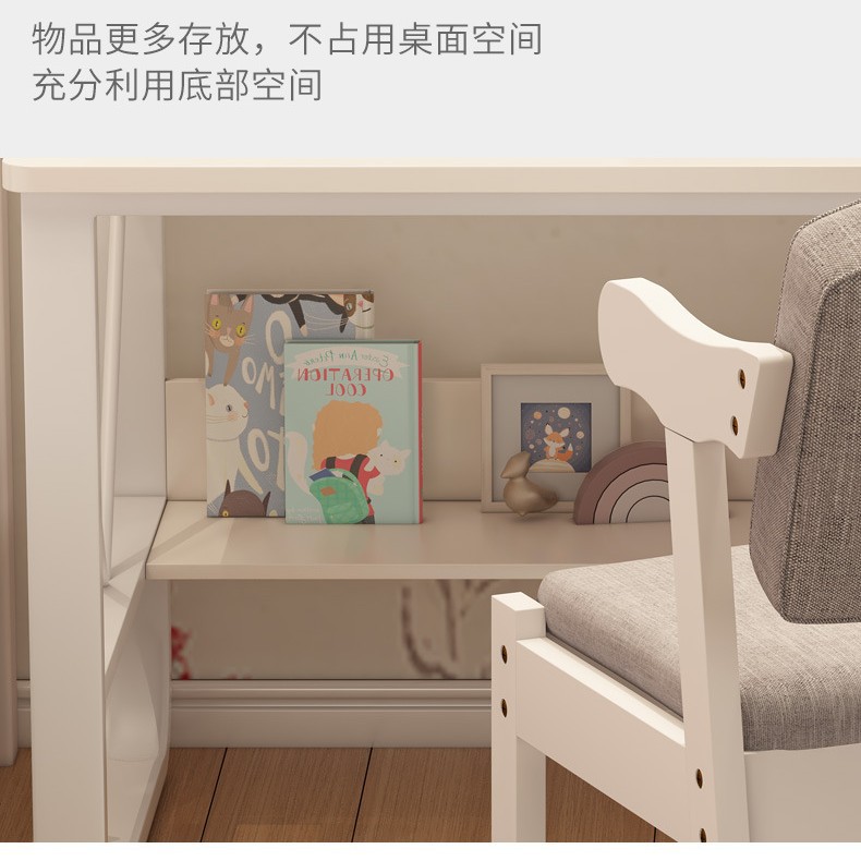 Escritorio estantería computadora integrada mesa de oficina chica dormitorio casa simple escuela primaria y secundaria estudiante escritura mesa de estudio y silla
