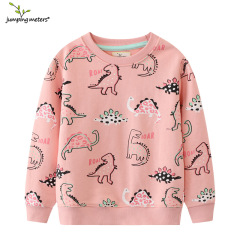 子供服春、秋、冬の卸売2025新しいヨーロッパとアメリカの子供用プルオーバースウェットシャツ肥厚女の子ドロップシッピング