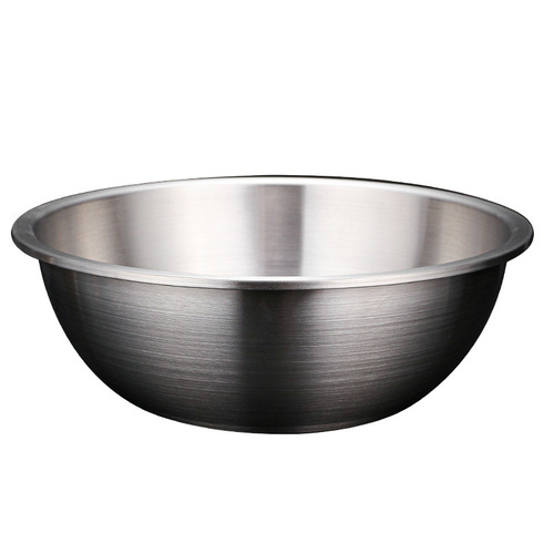304 Korean-style stainless steel thickened rice sieve household multi-purpose kitchen bowl whisking bowl soup bowl vegetable fruit plate