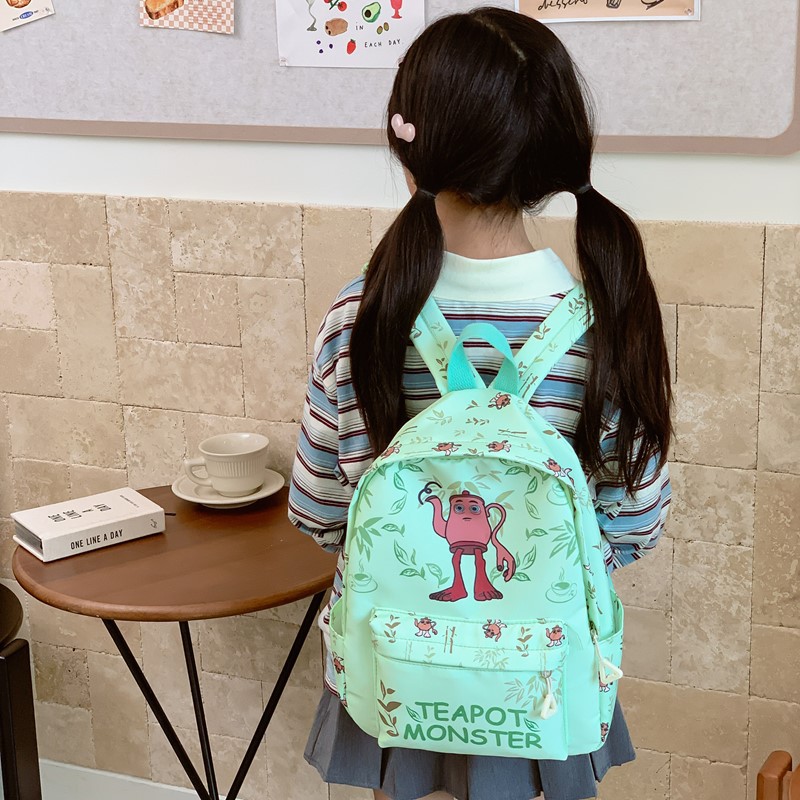 Jardín de infantes mochila de dibujos animados lindo gran capacidad mochila para niños y niñas nueva moda de mochila infantil transfronteriza