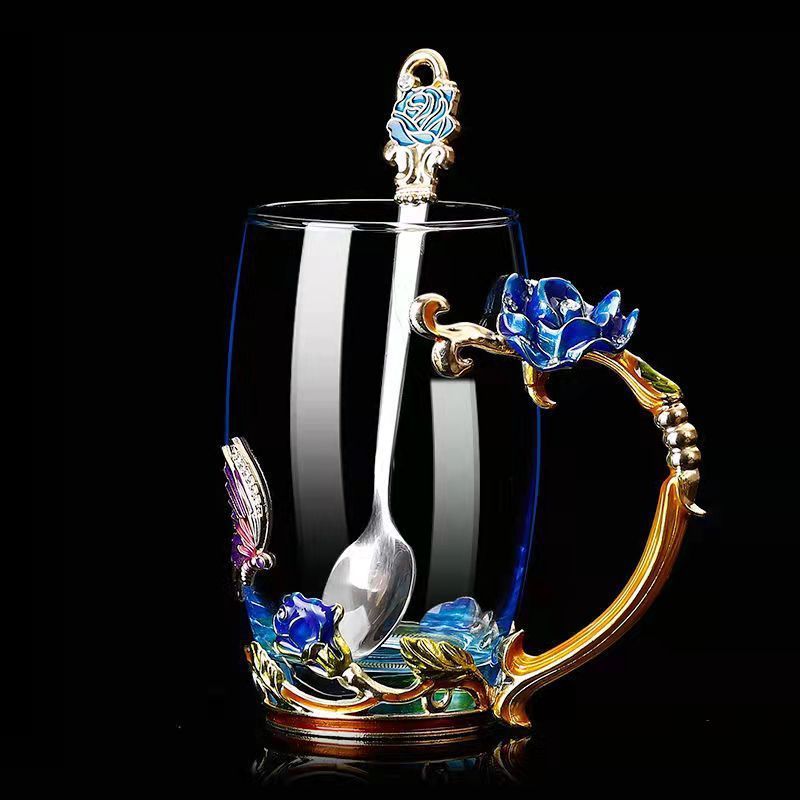 Vaso de vidrio tallado de mujer de estilo europeo, regalo creativo para el hogar, decoración del día de San Valentín, tazas de cubiertos, tazas de agua