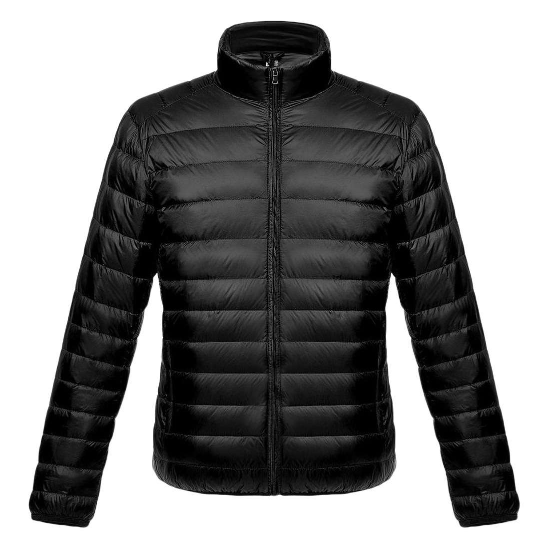 Chaqueta de Plumón Ligera para Hombre, Nueva Colección 2025, Chaqueta Corta de Plumón de Pato Blanco con Cuello Alto, Abrigo Cálido al por Mayor