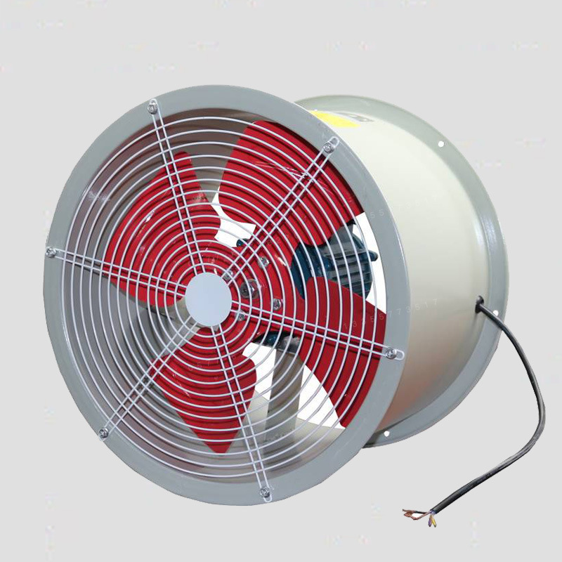 DZ低噪音轴流风机DZ-13-2.5D/3C/3.2D/4B/4C/5B工业用管道式风机