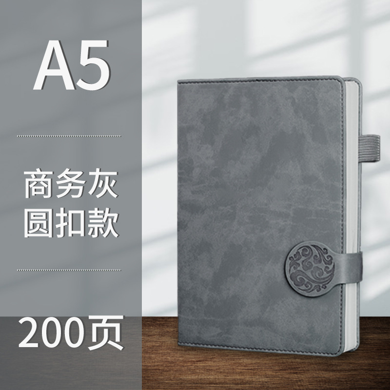 Juego de caja de regalo de cuaderno de negocios simple Juego de cuenta manual de logotipo imprimible personalizado A5 Bloc de notas