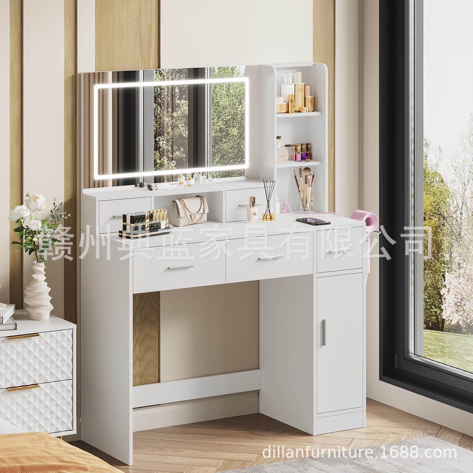 Comercio exterior transfronterizo mesa de maquillaje de estilo europeo dormitorio simple moderno mesas de maquillaje mesas de maquillaje mesas de maquillaje