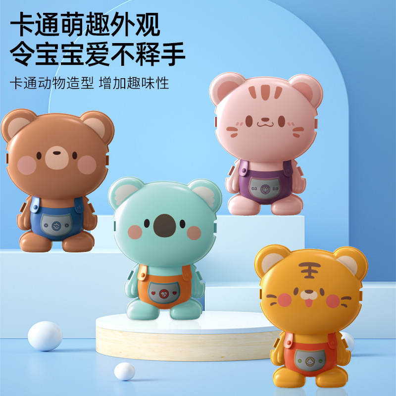 Animales de dibujos animados transfronterizos niños simulación médico herramientas de mantenimiento cosméticos accesorios de cocina animales de hogar mochila juguetes