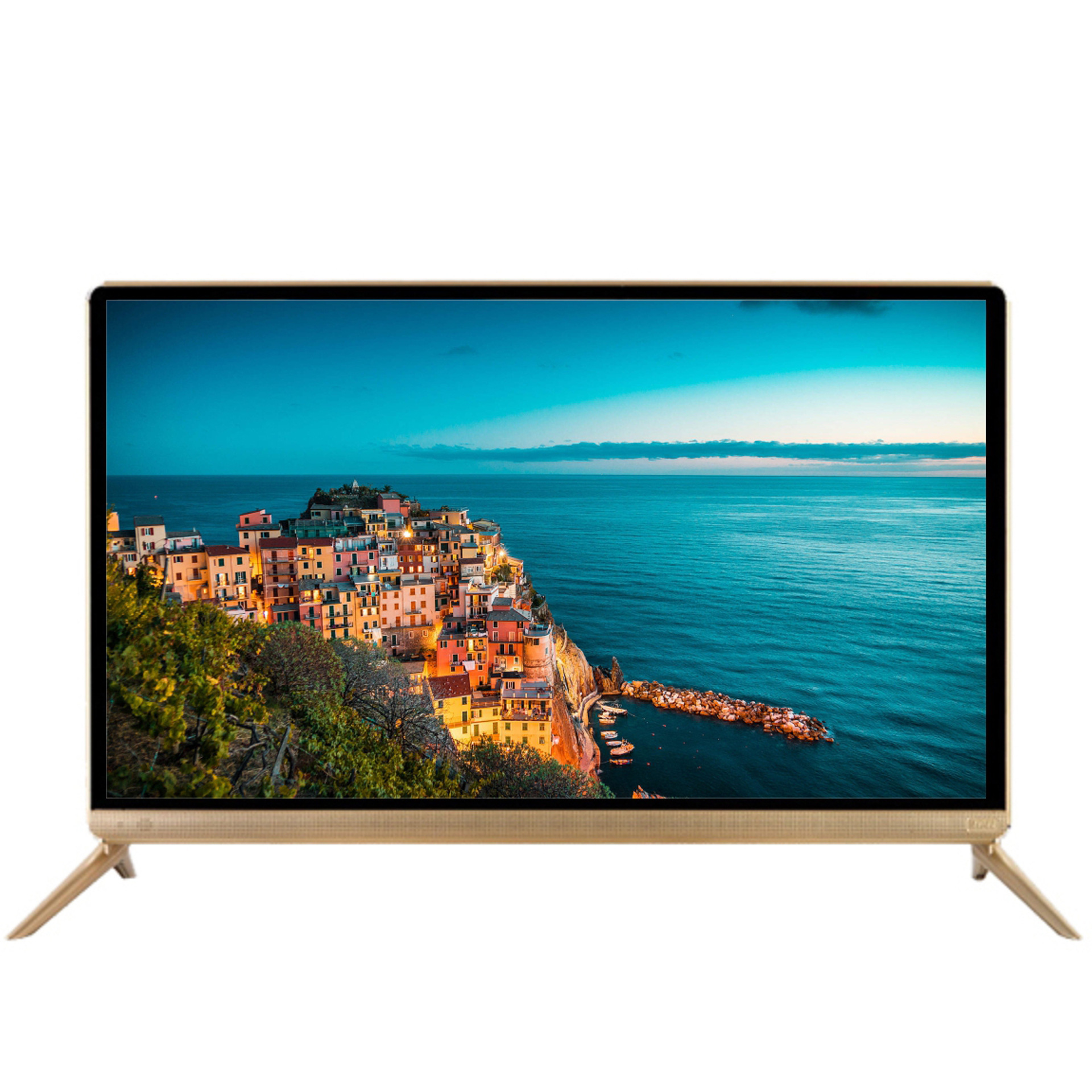 DVB-T2S2数字19寸寸LED小液晶DC12V太阳能DC电瓶便携式电视机朝鲜