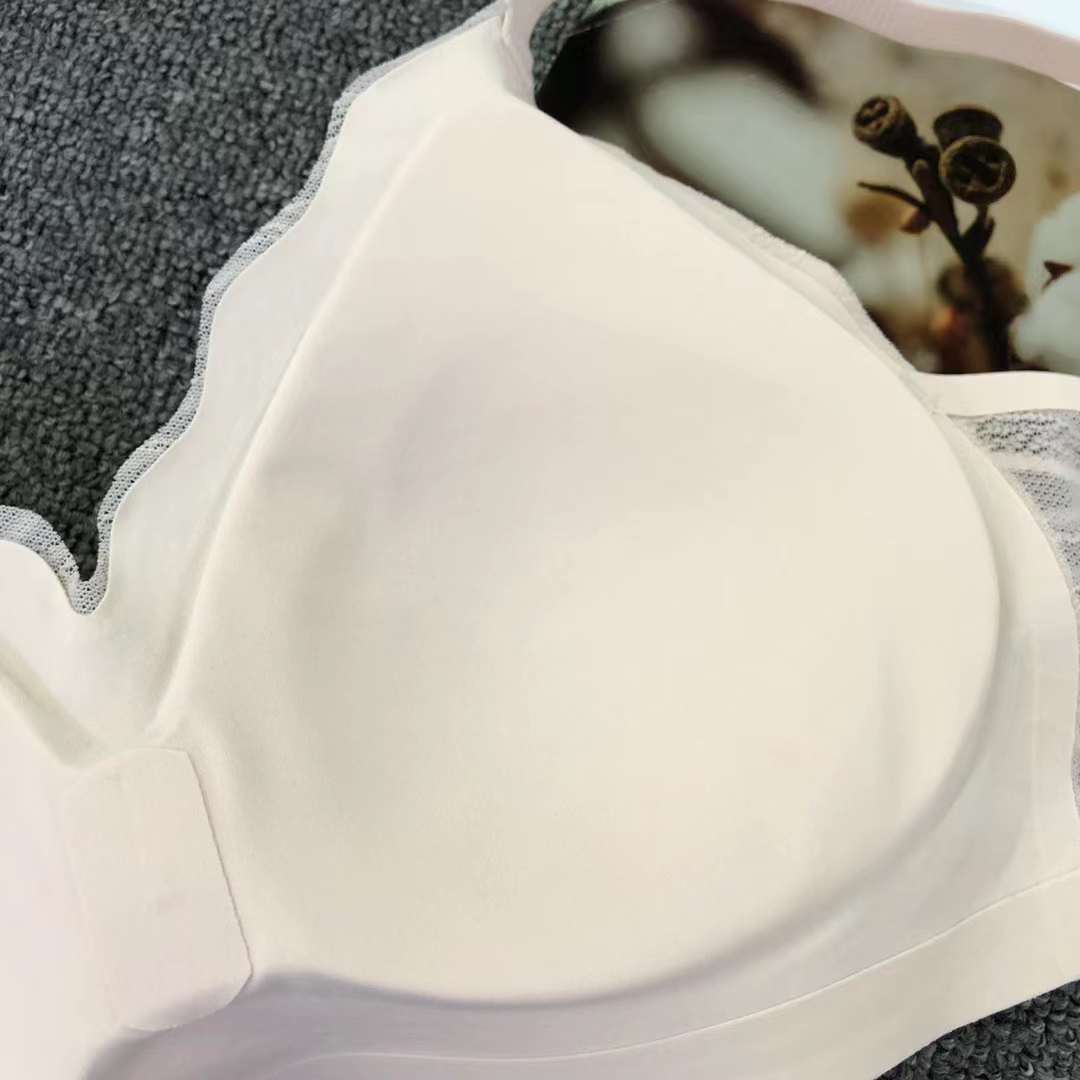 Nueva taza de látex sin marcas de alta calidad, chaleco de dama sin anillo de acero, bra de yoga, ropa interior deportiva, mujer al por mayor