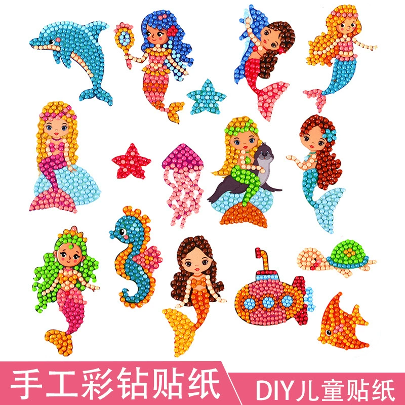 Красивая Принцесса наклейка детский Алмазный рисунок DIY мультфильм ручной работы материал пакет детский сад развивающие игрушки
