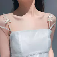 Korean Korean Crystal Back Pearl Нижнее белье плечевой ремень прочный съемный плечевой ремень